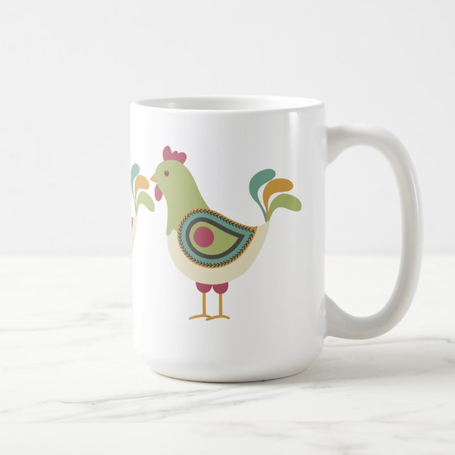Taza De Café Pollos bonitos (Derecha)