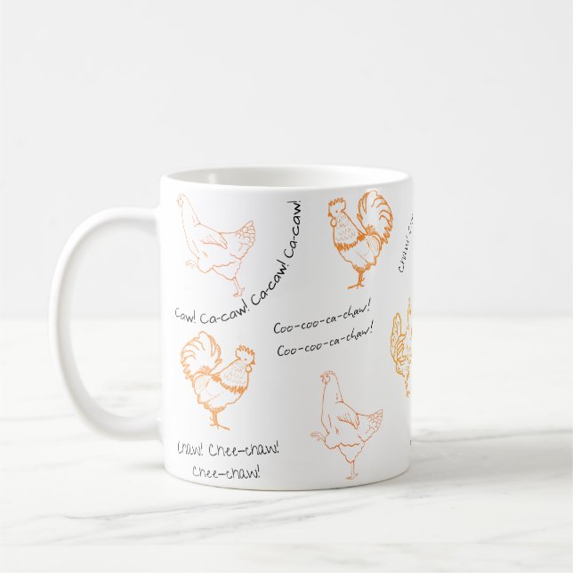Taza De Café Pollos de desarrollo arrestados (Izquierda)