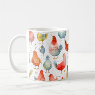 Taza De Café Pollos de granja