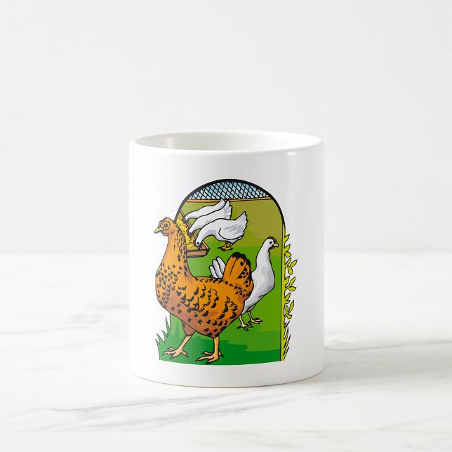 Taza De Café Pollos de granja (Subido por el creador)