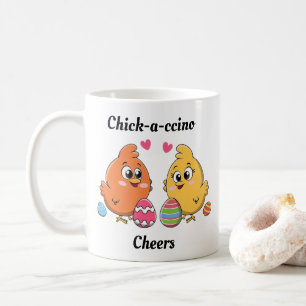 Taza De Café Pollos de Pascua