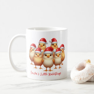 Taza De Café Pollos para Navidades bebés, pequeños hongos de Sa