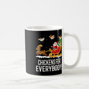 Taza De Café Pollos Para Todos Los Navidades Divertidos Pollos