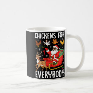 Taza De Café Pollos Para Todos Santa Granjero De Pollos Comfor