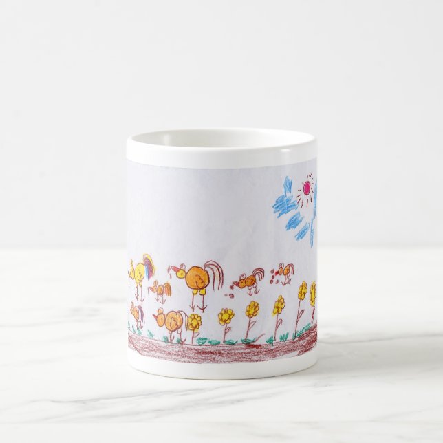 TAZA de CAFÉ "pollos" por las 2das mamáes Theu del (Centro)