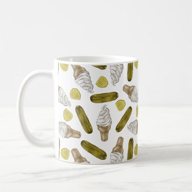 Taza De Café Pollos y helados de café Mug (Izquierda)