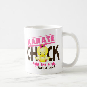 Taza De Café Polluelo 1 del karate