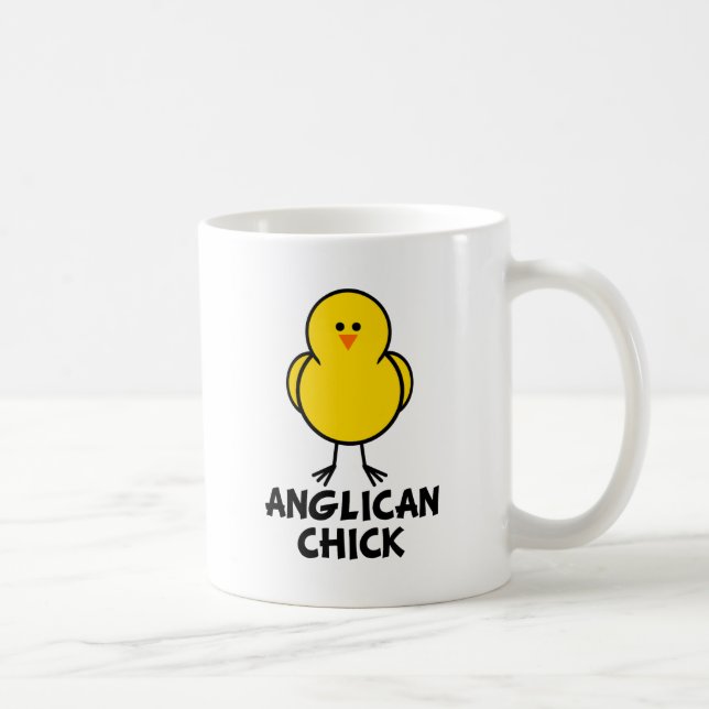Taza De Café Polluelo anglicano (Derecha)