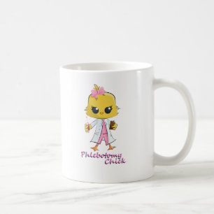 Taza De Café Polluelo de la flebotomía