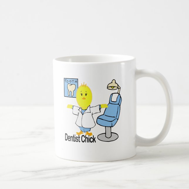 Taza De Café Polluelo del dentista (Derecha)