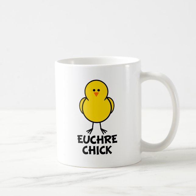 Taza De Café Polluelo del Euchre (Derecha)