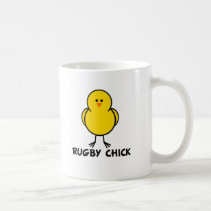 Taza De Café Polluelo del rugbi