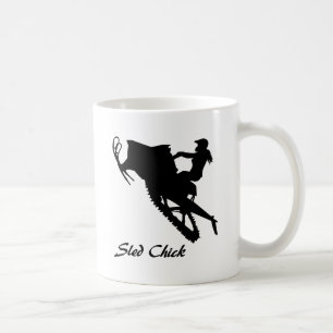 Taza De Café Polluelo del trineo