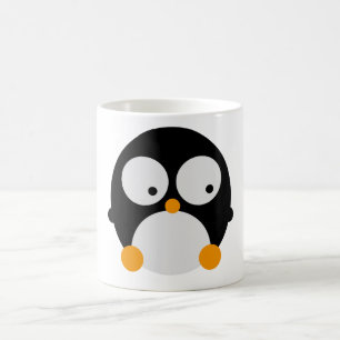 Taza De Café Polluelo lindo del pingüino