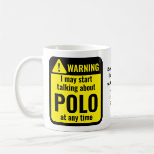 Taza De Café Polo divertido aviso personalizado