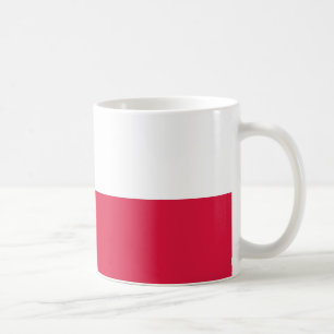 Taza De Café Polonia Bandera Cerámica Café Mug