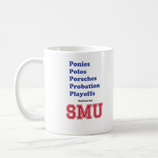 Taza De Café Polos, Ponies, Porsches, Libertad Condicional, Rep (Izquierda)