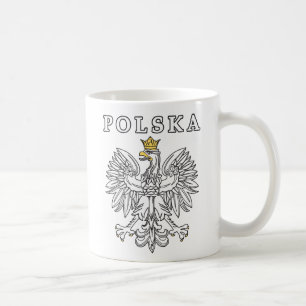 Taza De Café Polska con águila polaca