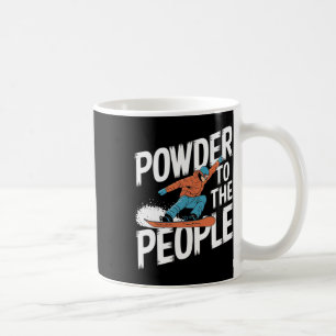 Taza De Café Polvo Para La Gente - Snowboarder Snowboard 1