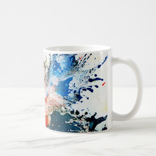 Taza De Café Polychromoptic #16 de Michael Moffa (Derecha)