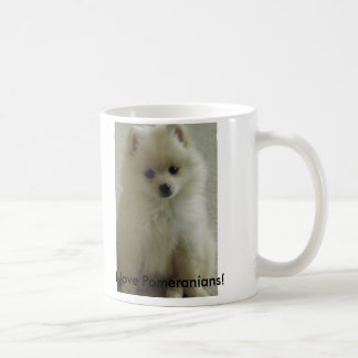 Taza De Café ¡pom, amo Pomeranians!