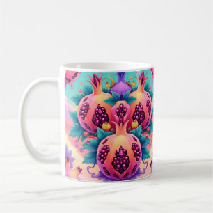 Taza De Café Pomegranato colorido