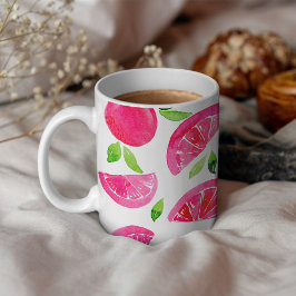 Taza De Café Pomelo acuarela