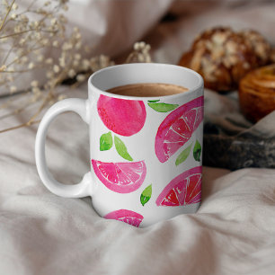 Taza De Café Pomelo acuarela
