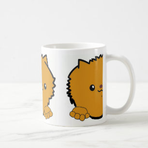Taza De Café pomerania asomando naranja