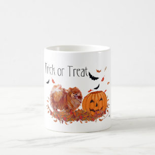 Taza De Café Pomerania de Halloween