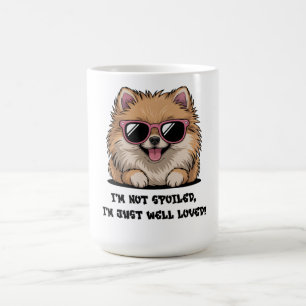 Taza De Café Pomerania No Estoy Malcriada Bien Amada Amante de