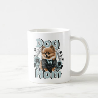 Taza De Café Pomerania Perro Mom Mug