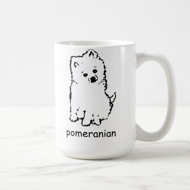 taza de café pomeranian (Derecha)