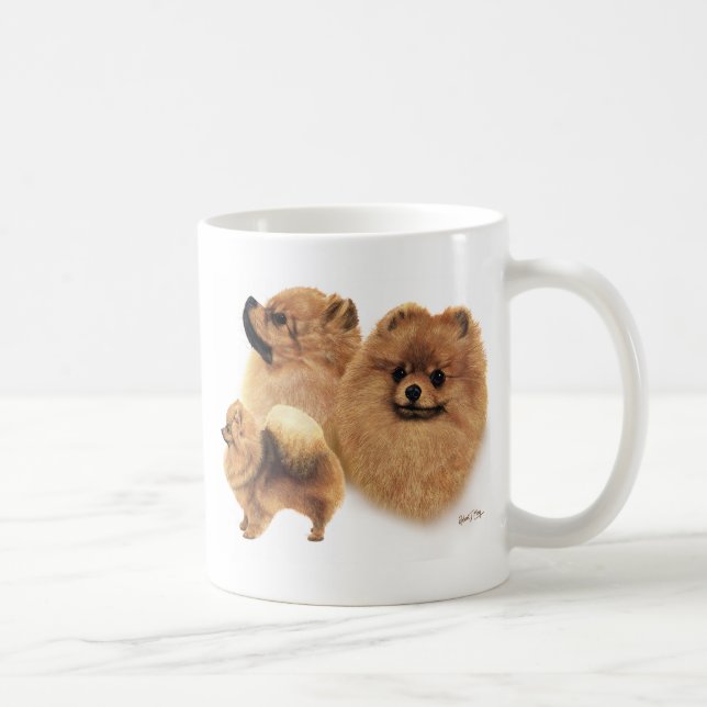 Taza De Café Pomeranian (Derecha)