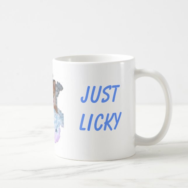 Taza De Café Pomeranian: No cáustico, apenas Licky (Derecha)