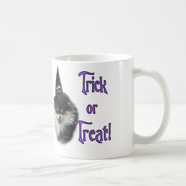 Taza De Café PomeranianTrick (Derecha)