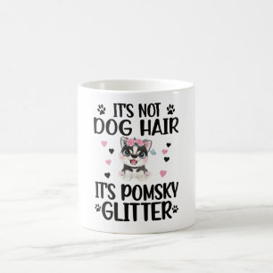 Taza De Café Pomsky Dog Lover Pomsky Dueño Pomsky Mamá Papá