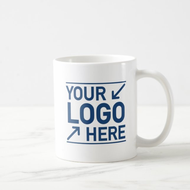 Taza De Café Ponga su logo aquí Coffee Mug (Derecha)