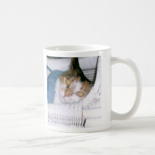 Taza De Café Ponga su nombre en Cassie el gato