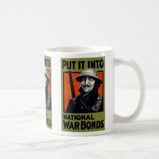 Taza De Café Póngalo en bonos de guerra nacional