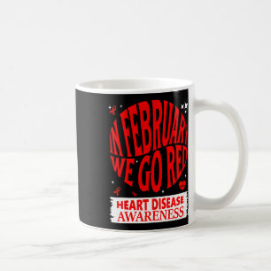 Taza De Café Pónganse rojos - Concienciación sobre enfermedades