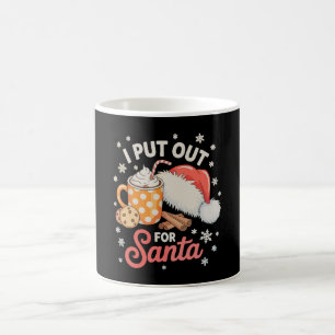 Taza De Café Pongo galletas para Santa Cacao Caliente Navidad