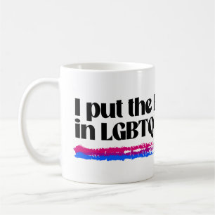 Taza De Café Pongo la T en LGBT