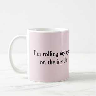 Taza De Café Poniendo los ojos en blanco