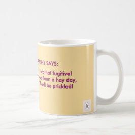 Taza De Café ¡Ponle Una Horquilla! Serie Fuchsia