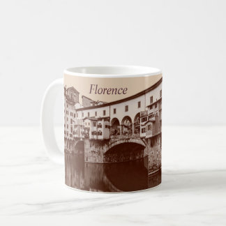 Taza De Café Ponte Vecchio Brown Coffee Mug