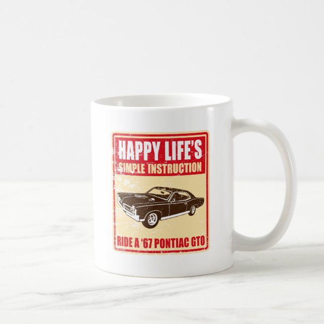 Taza De Café Pontiac 1967 GTO (Derecha)