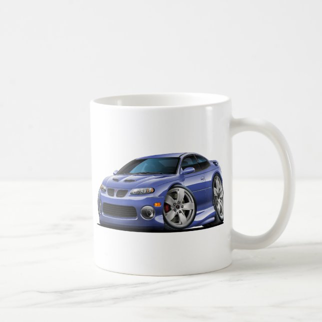 Taza De Café Pontiac 2004-06 coche azul/gris de GTO (Derecha)