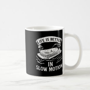 Taza De Café Pontoon Pontooning Toon Pantoon Pontoon Bote Lake