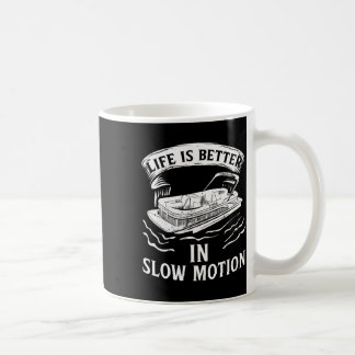 Taza De Café Pontoon Pontooning Toon Pantoon Pontoon Bote Lake